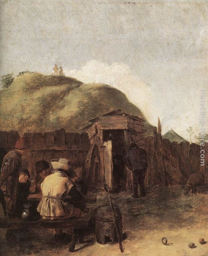 Adriaen Brouwer Seated Drinkers